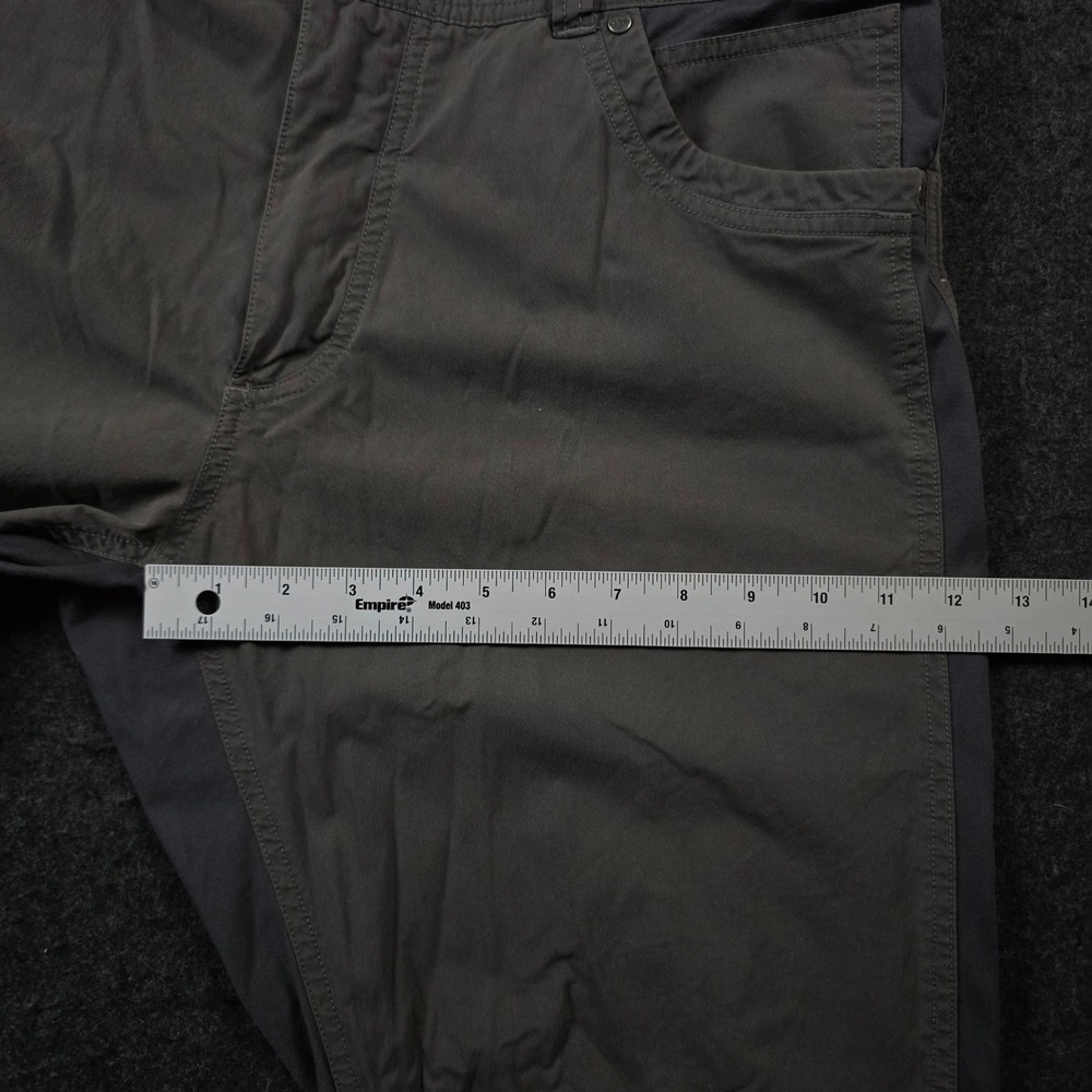 Kuhl Radikl Pants Dark Charcoal Grey Cotton Outdoor Hiking Gorpcore Mens 36x30 - Picture 8 of 15